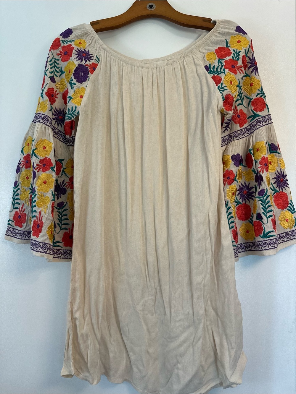 Velzera Beige Pleated Blouse